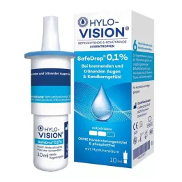 HYLO-VISION SafeDrop 0,1 % akių lašai, 10 ml