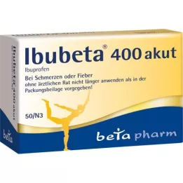 IBUBETA 400 aštrių plėvele dengtų tablečių, 50 vnt