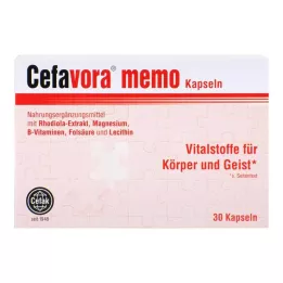 CEFAVORA memo minkštos želatinos kapsulės, 30 vnt