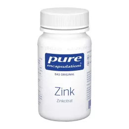 PURE ENCAPSULATIONS Cinkas Cinko citrato kapsulės, 60 kapsulių