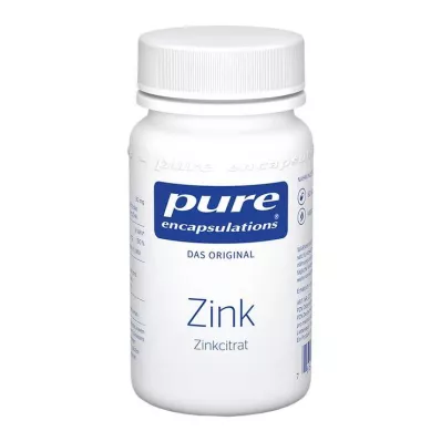 PURE ENCAPSULATIONS Cinkas Cinko citrato kapsulės, 60 kapsulių
