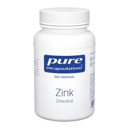 PURE ENCAPSULATIONS Cinkas Cinko citrato kapsulės, 180 kapsulių