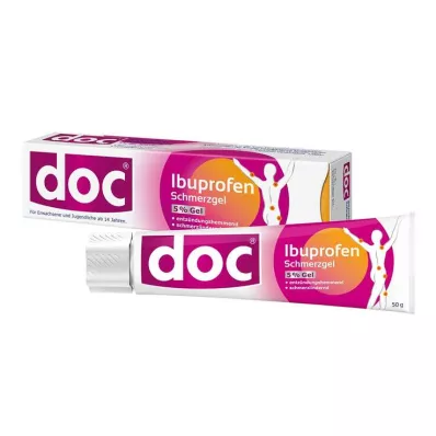 doc Ibuprofeno skausmo gelis 5%, 50 g