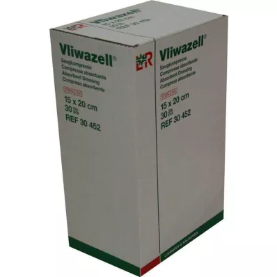 VLIWAZELL Absorbuojantys įklotai sterilūs 15x20 cm, 30 vnt VLIWAZELL Absorbuojantys įklotai sterilūs 15x20 cm, 30 vnt