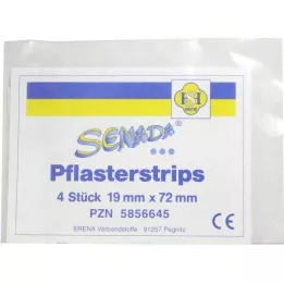 SENADA Gipso juostelės 19x72 mm, 4 vnt