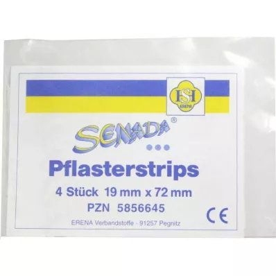 SENADA Gipso juostelės 19x72 mm, 4 vnt