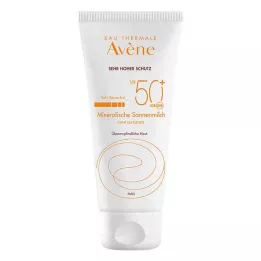 AVENE Saulės pienas SPF 50+ mineralinis, 100 ml