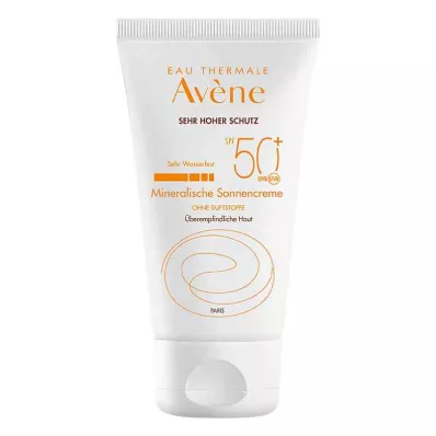 AVENE Kremas nuo saulės SPF 50+ mineralinis, 50 ml