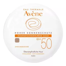 AVENE Kompaktinis kremas nuo saulės SPF 50 aukso, 10 g