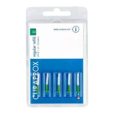CURAPROX CPS 11 Tarpdantinis plėstuvas 1,1-2,5 mm, 5 vnt