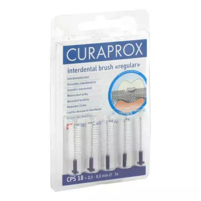 CURAPROX CPS 18 Tarpdantiniai plėstuvai 2-8 mm, 5 vnt