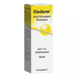 CLODERM Šampūnas nuo pleiskanų, 50 ml