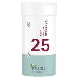 BIOCHEMIE Pflüger 25 Aurum chlorat.natron.D 6 Tab., 400 vnt