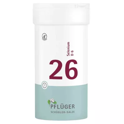 Biochemija Pflueger 26 Selenium D 6 tabletės, 400 vnt Biochemija Pflueger 26 Selenium D 6 tabletės, 400 vnt