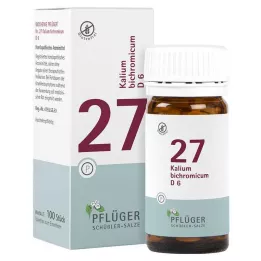 BIOCHEMIE Pflüger 27 Potassium bichromicum D 6 tabletės, 100 vnt