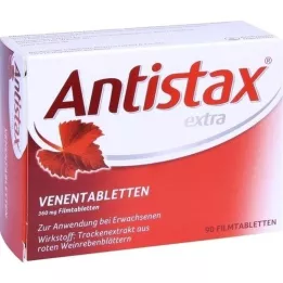 ANTISTAX papildomos venų tabletės, 90 vnt