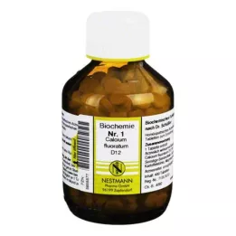 BIOCHEMIE 1 Calcium fluoratum D 12 tablečių, 400 vnt