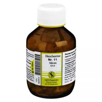 BIOCHEMIE 11 Silicea D 12 tablečių, 400 kapsulių