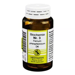BIOCHEMIE 3 Ferrum phosphoricum D 6 tabletės, 100 vnt