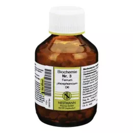 BIOCHEMIE 3 Ferrum phosphoricum D 6 tabletės, 400 kapsulių