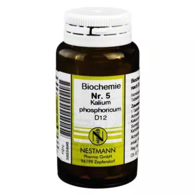 BIOCHEMIE 5 Potassium phosphoricum D 12 tablečių, 100 vnt