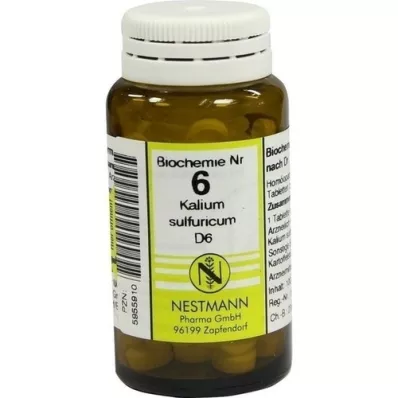 BIOCHEMIE 6 Potassium sulphuricum D 6 tabletės, 100 vnt