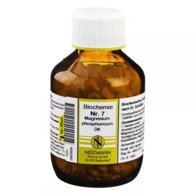 BIOCHEMIE 7 Magnesium phosphoricum D 6 tabletės, 400 kapsulių