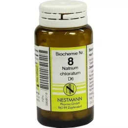 BIOCHEMIE 8 Sodium chloratum D 6 tabletės, 100 vnt