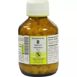 BIOCHEMIE 8 Sodium chloratum D 12 tablečių, 400 vnt