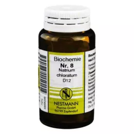 BIOCHEMIE 8 Sodium chloratum D 12 tablečių, 100 vnt