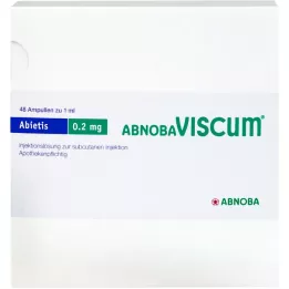 ABNOBAVISCUM Abietis 0,2 mg ampulės, 48 vnt