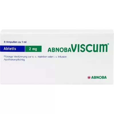 ABNOBAVISCUM Abietis 2 mg ampulės, 8 vnt