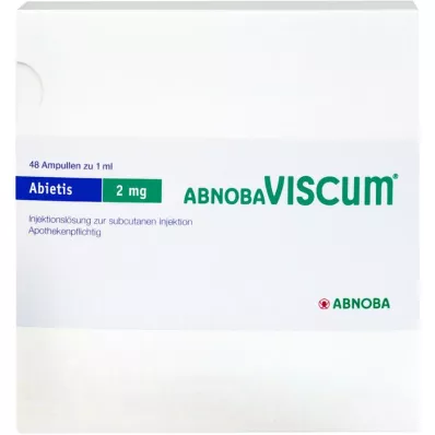 ABNOBAVISCUM Abietis 2 mg ampulės, 48 vnt