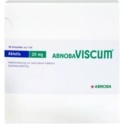 ABNOBAVISCUM Abietis 20 mg ampulės, 48 vnt