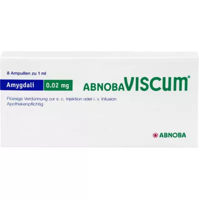 ABNOBAVISCUM Amygdali 0,02 mg ampulės, 8 vnt