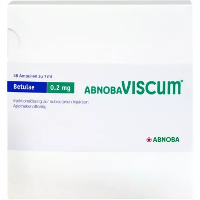 ABNOBAVISCUM Betulae 0,2 mg ampulės, 48 vnt