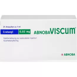 ABNOBAVISCUM Crataegi 0,02 mg ampulės, 21 vnt