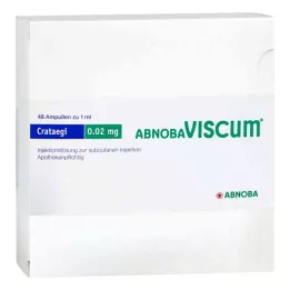 ABNOBAVISCUM Crataegi 0,02 mg ampulės, 48 vnt
