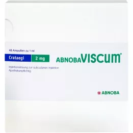 ABNOBAVISCUM Crataegi 2 mg ampulės, 48 vnt