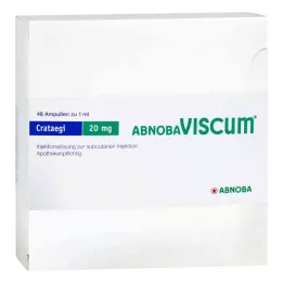 ABNOBAVISCUM Crataegi 20 mg ampulės, 48 vnt