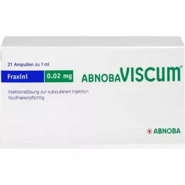 ABNOBAVISCUM Fraxini 0,02 mg ampulės, 21 vnt