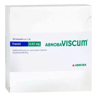 ABNOBAVISCUM Fraxini 0,02 mg ampulės, 48 vnt