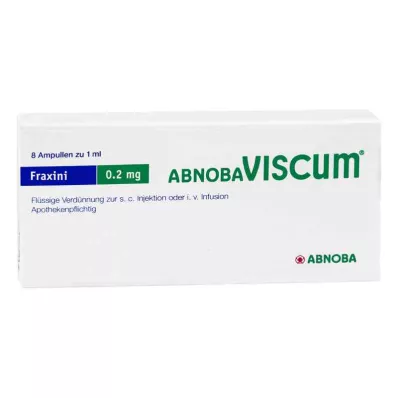 Abnobaviscum Fraxini 0,2 mg ampulės (8 vnt.) Abnobaviscum Fraxini 0,2 mg ampulės (8 vnt.)