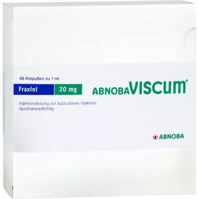 ABNOBAVISCUM Fraxini 20 mg ampulės, 48 vnt