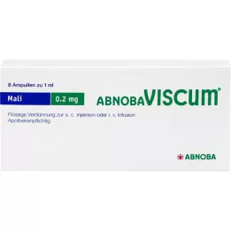 ABNOBAVISCUM Mali 0,2 mg ampulės, 8 vnt