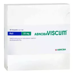 ABNOBAVISCUM Mali 20 mg ampulės, 48 vnt