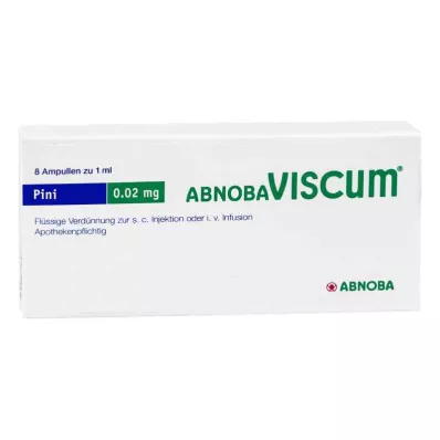Abnobaviscum Pini 0,02 mg ampulės (8 vnt.) Abnobaviscum Pini 0,02 mg ampulės (8 vnt.)
