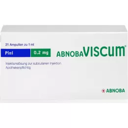 ABNOBAVISCUM Pini 0,2 mg ampulės, 21 vnt
