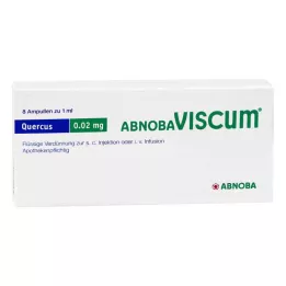 ABNOBAVISCUM Quercus 0,02 mg ampulės, 8 vnt