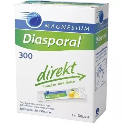 MAGNESIUM DIASPORAL 300 tiesioginių granulių, 50 vnt